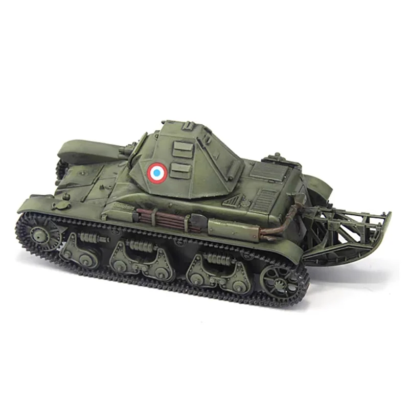 

1/72 Scale French R-35 R35 Light Tank FCM36 Turret Plastic Material Finished Model Collectible Toy Decoration