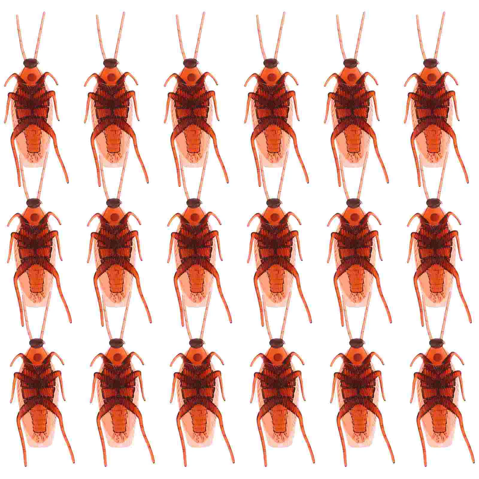 

60 Pcs Simulation Cockroaches Prank Toys Highly Realistic Plastic Roaches Bulk Pack Funny Halloween Party April Fools