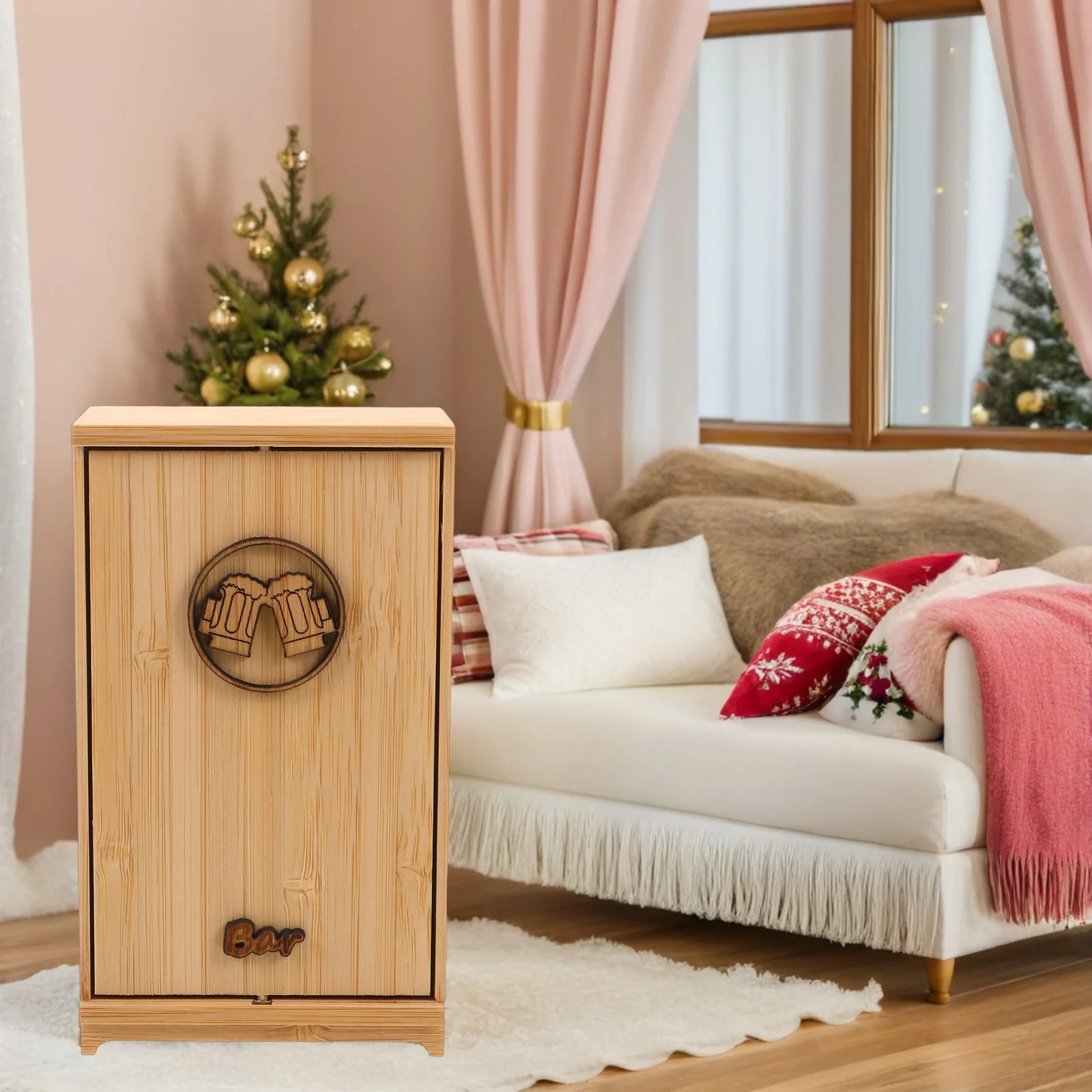 

Миниатюрная деревянная винная полка, кукольный домик, кухонная мебель, винтажные полки для хранения, мини-шкаф для кладовой для миниатюрного декора дома