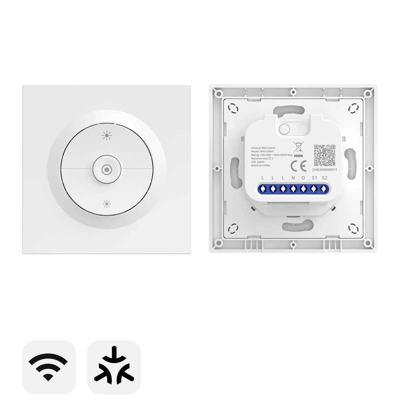 SONOFF MINI-DIM-E Matter Ściemniacz WiFi, Seria Fusion Orb-DIM, Adaptacyjne, płynne ściemnianie, Ekosystem Matter — zdjęcie produktu 7