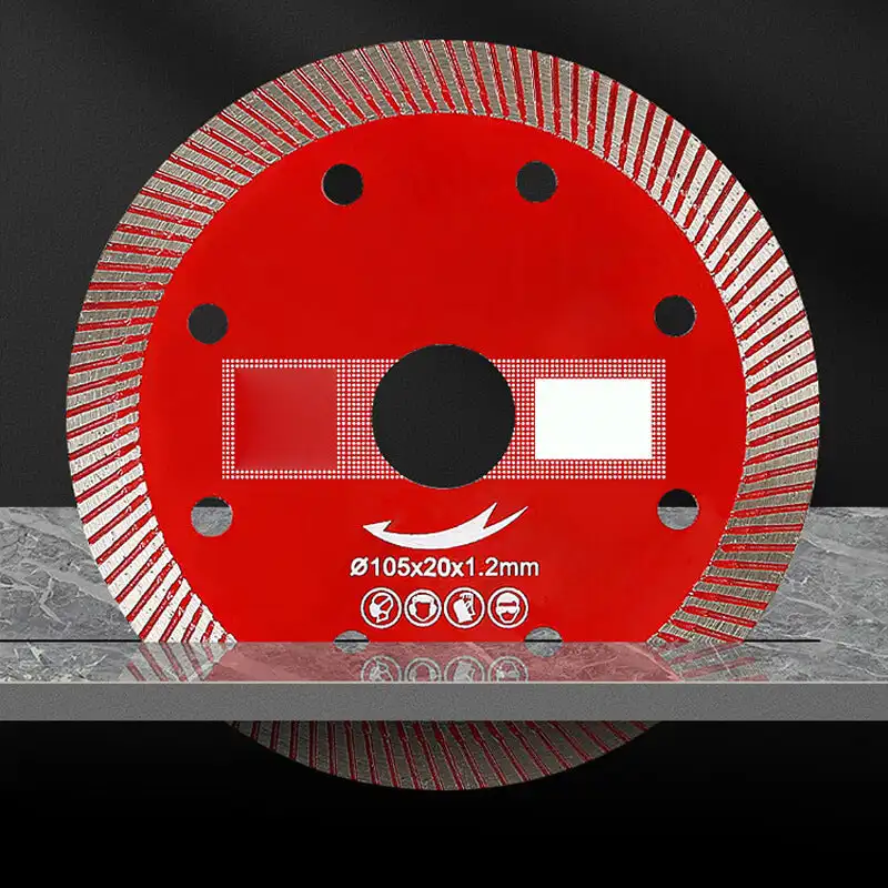 

Ultra-fine Corrugated Tile Cutting Discs Master For Porcelain Tile Ceramic Stone Dry Wet Cutting Saw Blade Diamond Cutting Disc