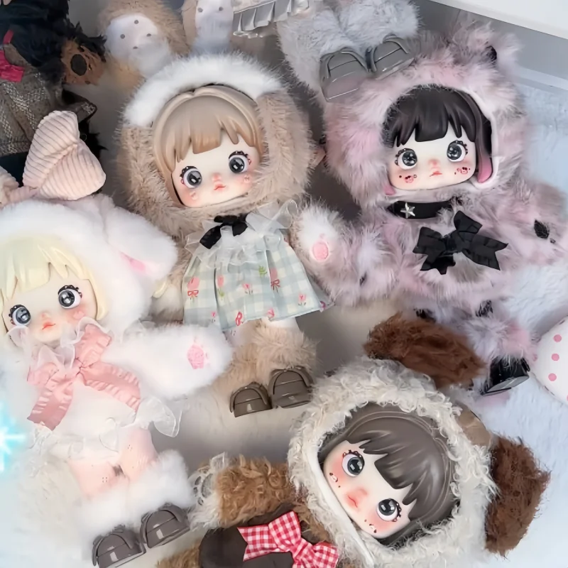 

Оригинальная игрушка-сюрприз Nommi Nuomi: Прогноз погоды, милый овечий пухлый кукольный пупс в платье, подвеска для сумки, кавайный подарок для девочек, в наличии