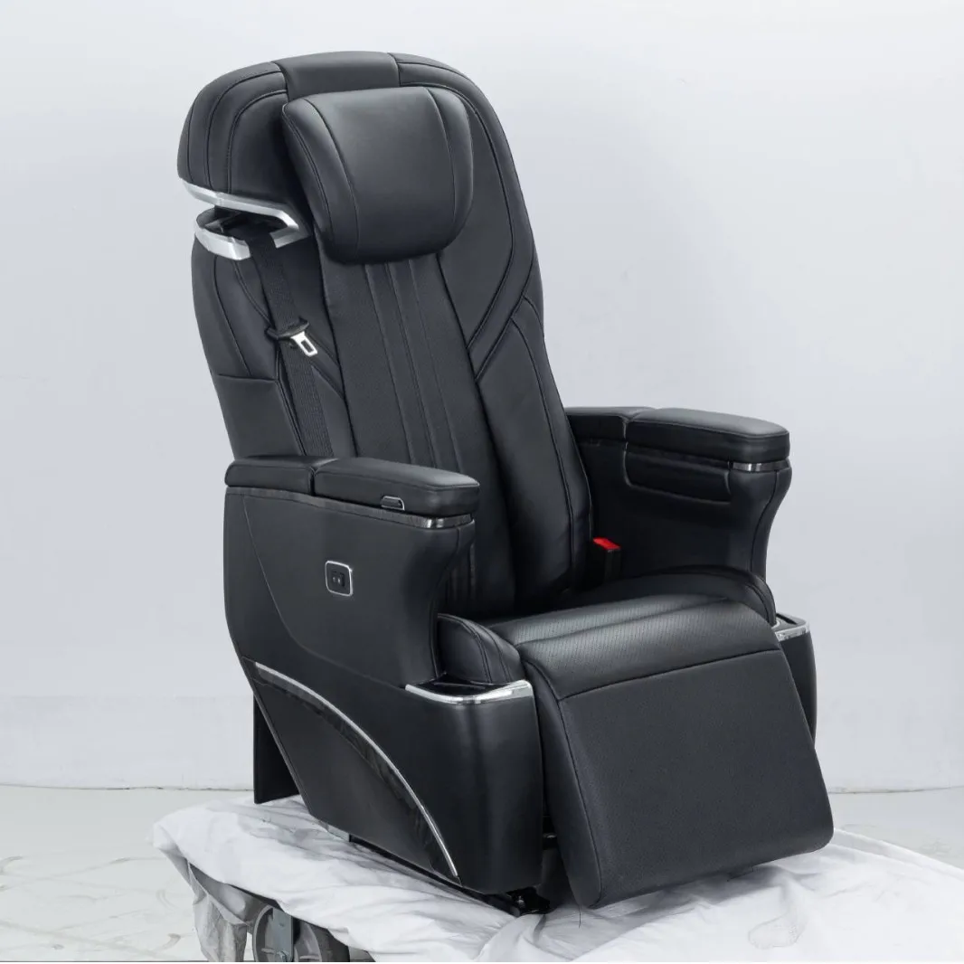 

Luxury Aero Reclining Van Seat Model with Leather Ventilation Heating &Optional Wireless Charging for Sprinter Vito ， Alphard