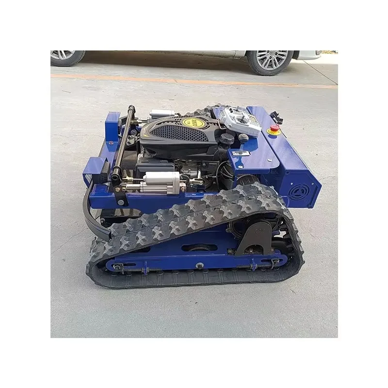 Lawn Mowers Hot Selling Global Rubber Crawler Robot Lawn Mower Remote Control  Mini Robotic Lawn Mower for Garden/farm