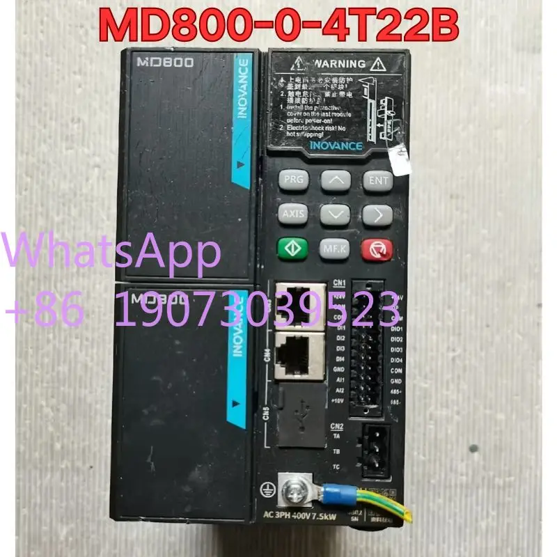 

Second-hand MD800-0-4T22B inverter function test is normal