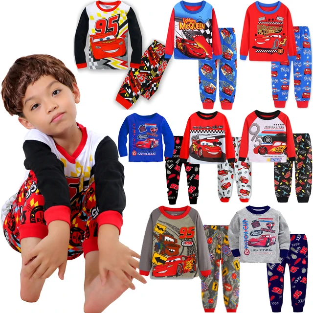 Lightning Mcqueen Car Pajamas Children s Mcqueen Pajamas Lightning Mcqueen Pyjamas Pajama Sets Aliexpress
