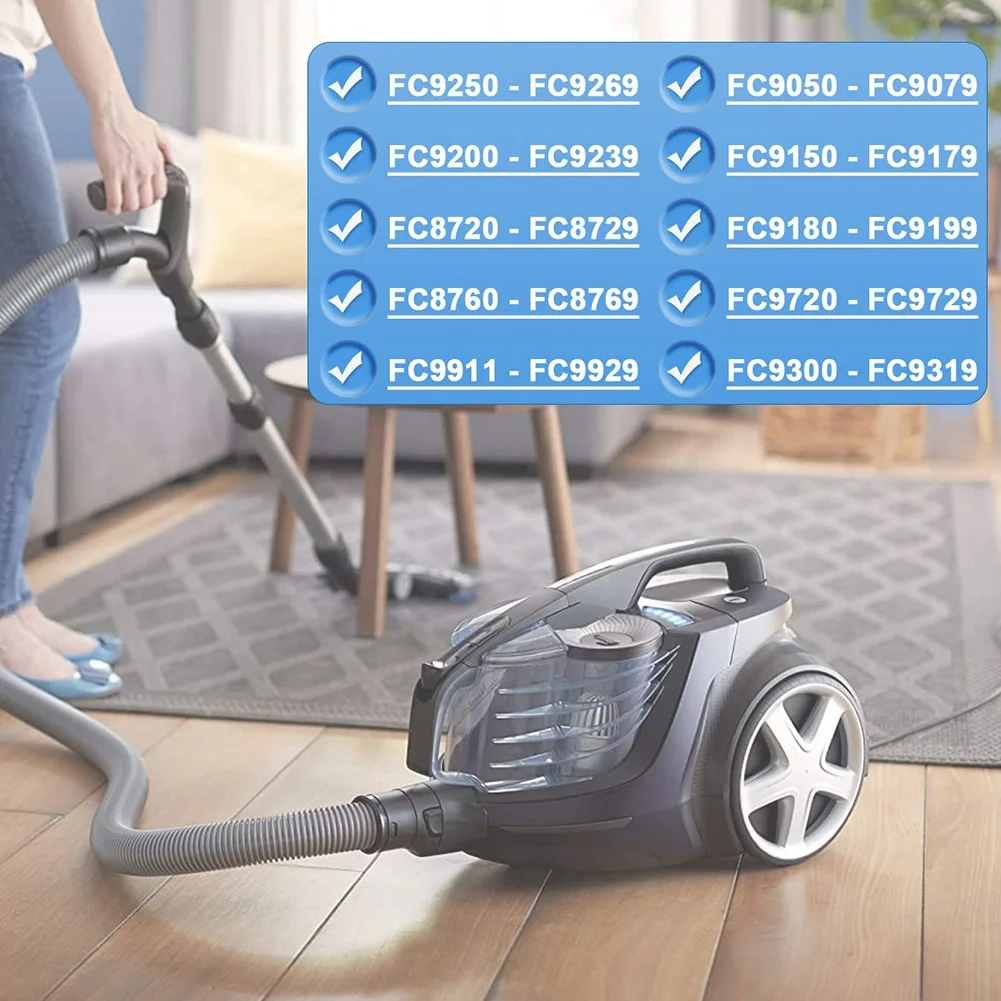 MAKE-교체 부품 HEPA 필터 FC8038/01 FC9088 FC9084 진공 청소기 액세서리와 호환 가능