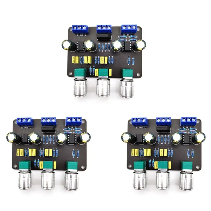 

Классическая плата стереофонического предусилителя Classic-3X с двумя NE5532, аудио Hi-Fi усилитель, эквалайзер, предусилитель с регулировкой высоких и низких частот