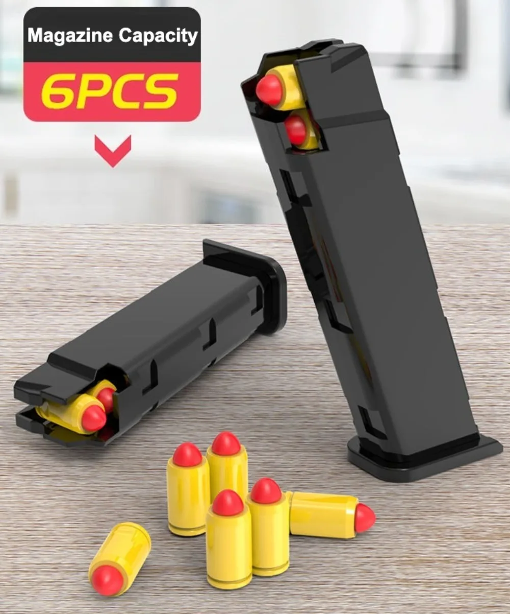 Weiche Kugel Spielzeug Pistole Shell Werfen Kontinuierliches Abfeuern Outdoor Kampf Waffe Essen Huhn Spielzeug Spiel Weihnachtsgeschenk für Kinder – Detail 9
