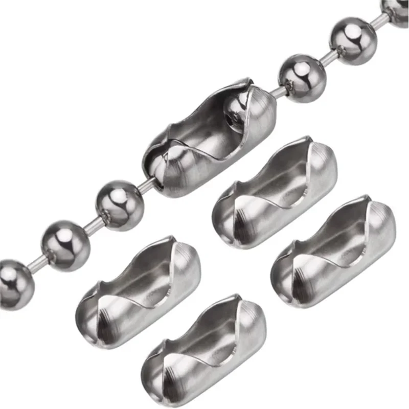 A82I-Metal Bead Chain For Roller Blind Fitting With Bead Buckles Accessories Household For All Lamp Rope Decoration