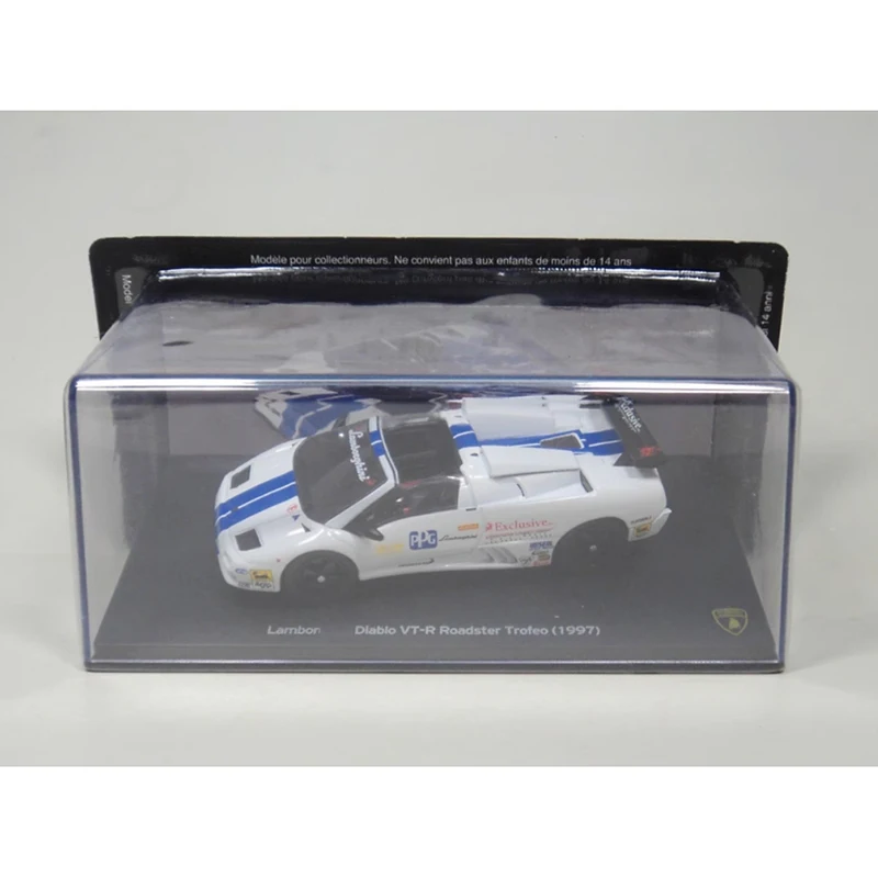 

IXO Diecast 1:43 Scale Diablo VT-R 1997 Alloy Car Model Finished Product Simulation Series Automobile Souvenirs Collection Gift