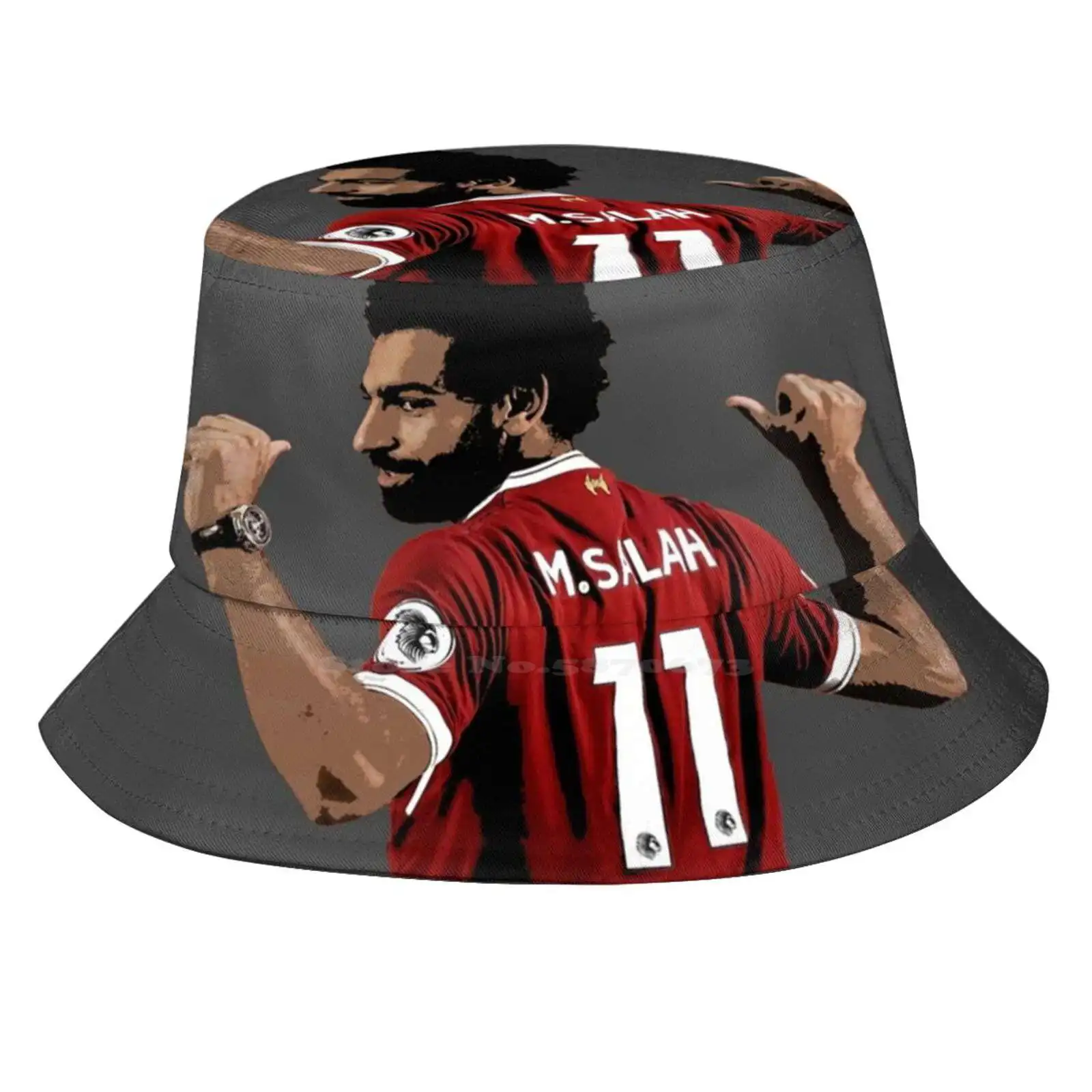 Mo Salah Design Sun Cap Fisherman Hat Bucket Hats Fc Football Club Mo Salah Ynwa