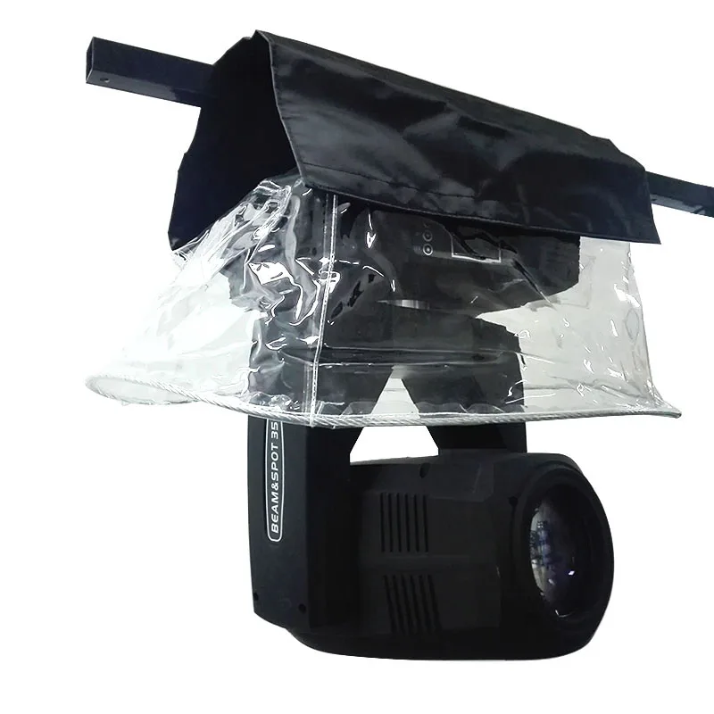 SHEHDS Rain Cover Black Transparent Coat Protects Led Moving Head Par Light in Nylon Cloth Stage Light Waterproof Outdoor Show