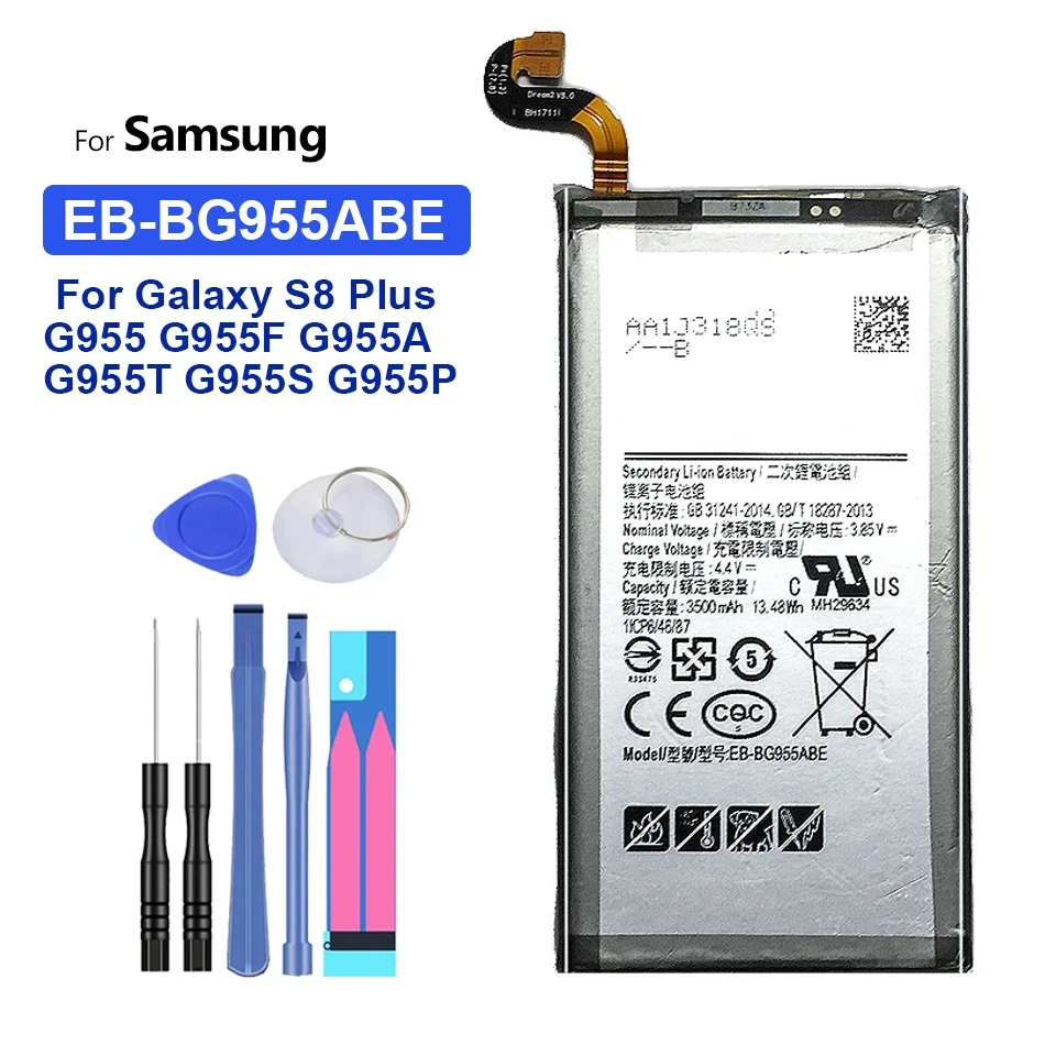 Battery For Samsung Galaxy S9 S8 S7 S6 Edge Plus S9Plus S5 Replacement Bateria G920F G925F G928F G930F G935F G950F G955F G960