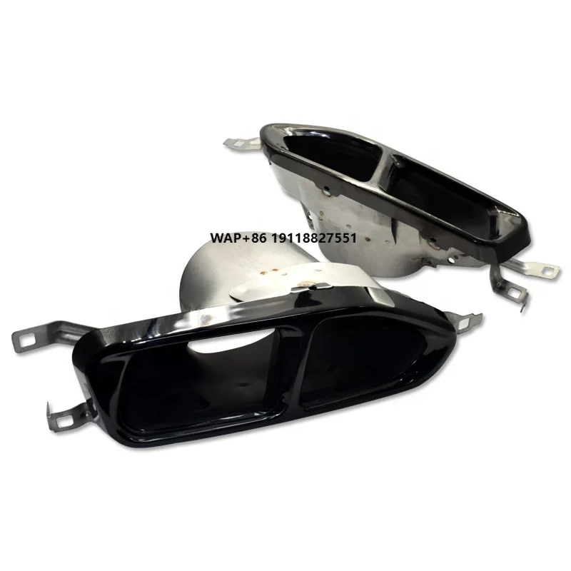 

16-18 Four-out Black Exhaust Pipe Tail Throat Is Suitable for New 7 Series G12 G11 730 740 750 Sports Version Modified 760