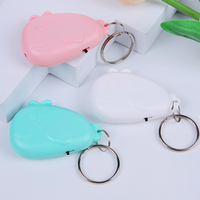 Mini LED Whistle Key Finder Flashing Beeping Sound Control Alarm Anti-Lost Keyfinder Locator with Keyring