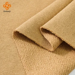 Tessuto maglione ispessito 100% cotone 500 g/m2 Felpa con cappuccio invernale in spugna francese, pantaloni sportivi Tessuto da cucito di design fai da te 50 cm x 170 cm