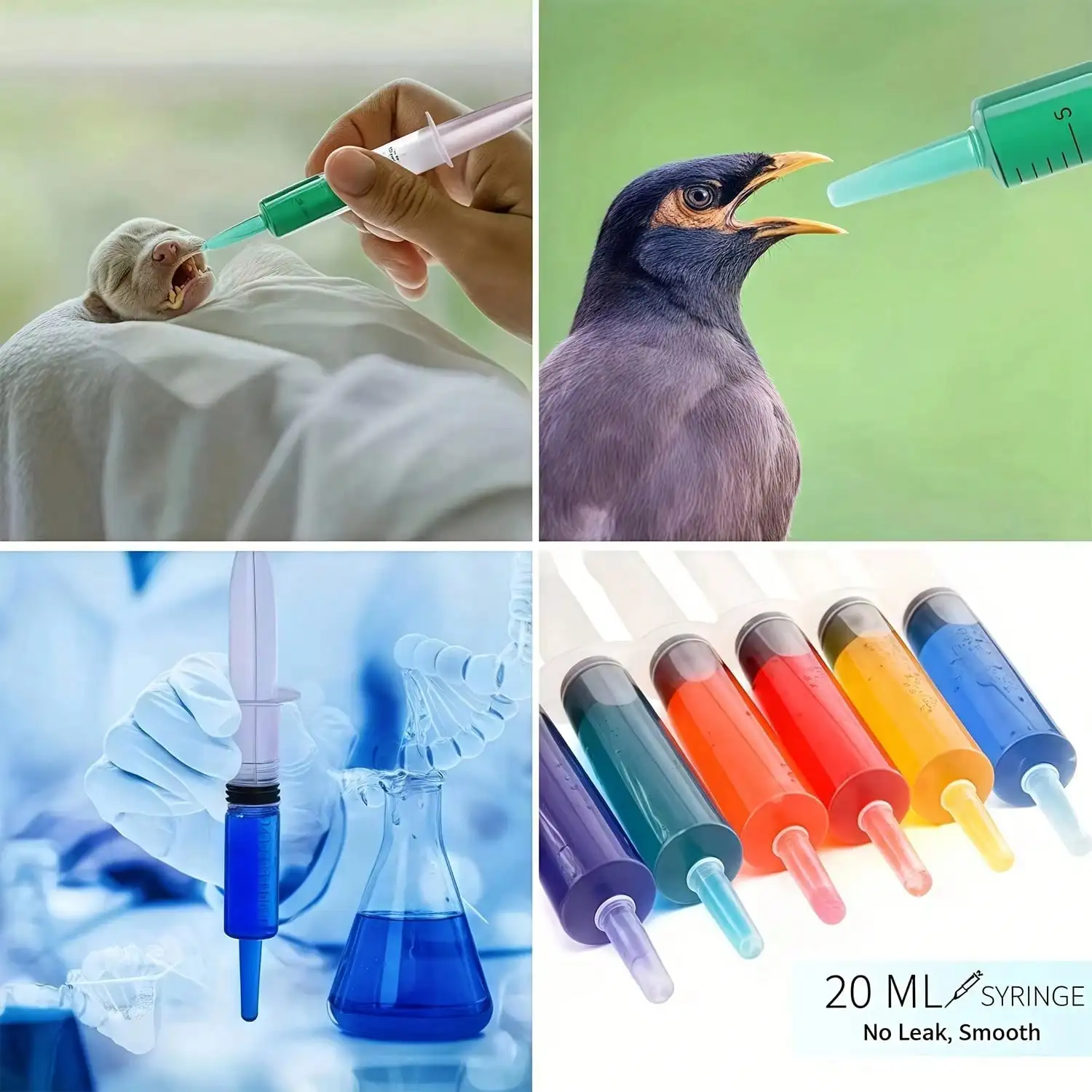 60/100/150ml large syringe, with 100 cm of tubing, converter, cap set, garden injector pet feeding