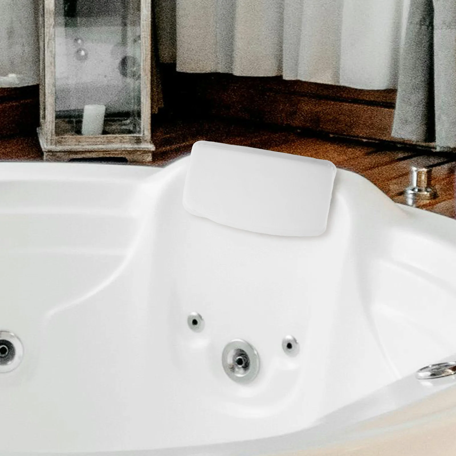 

1Pcs Bathtub Pillow Sponge Comfortable Waterproof Cushion for Spa Bath Neck Head Shoulder Support Tub Cushion Bathtub Pillows