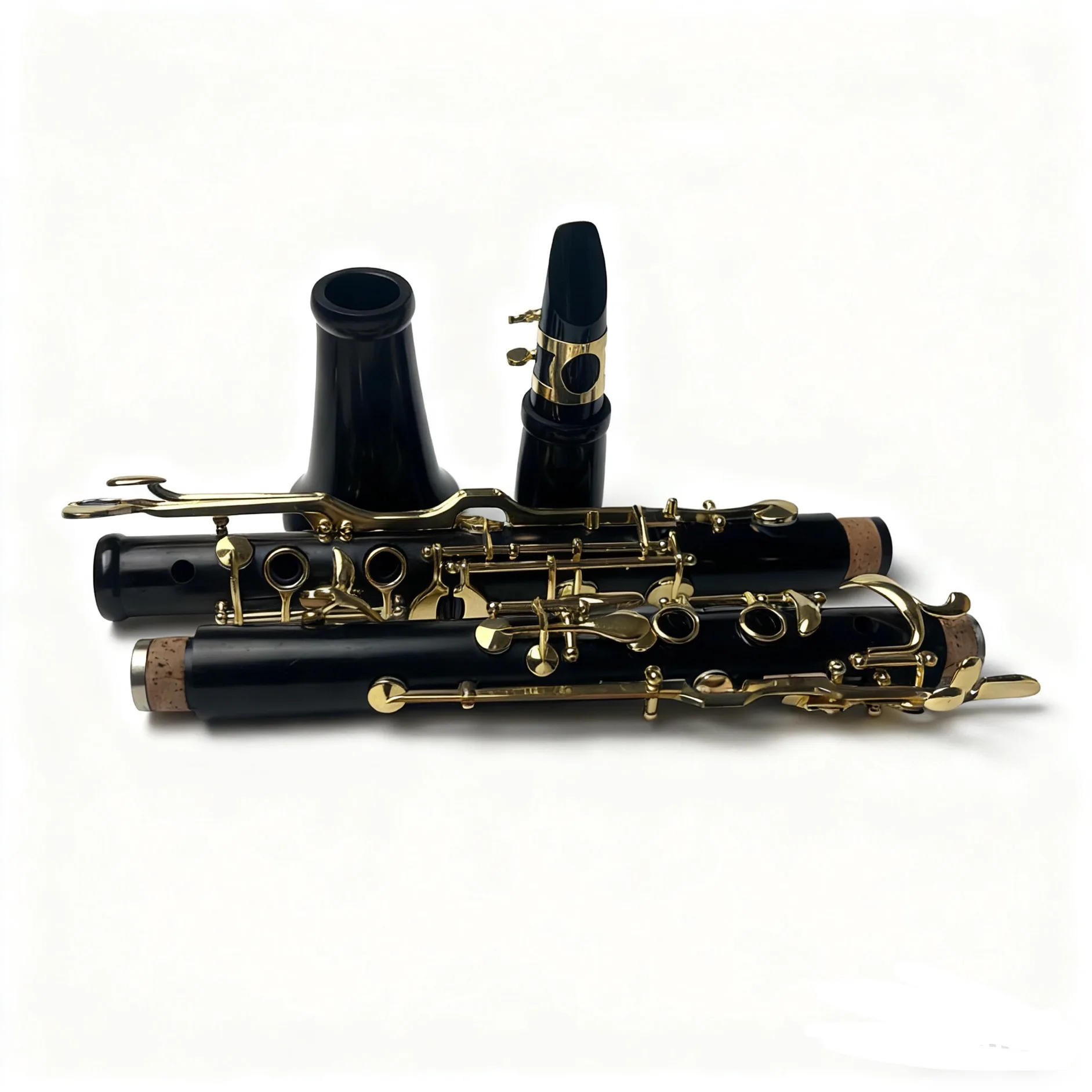 

Профессиональный BB-ключ, 18-клавишный кларнет из черного дерева, позолоченный