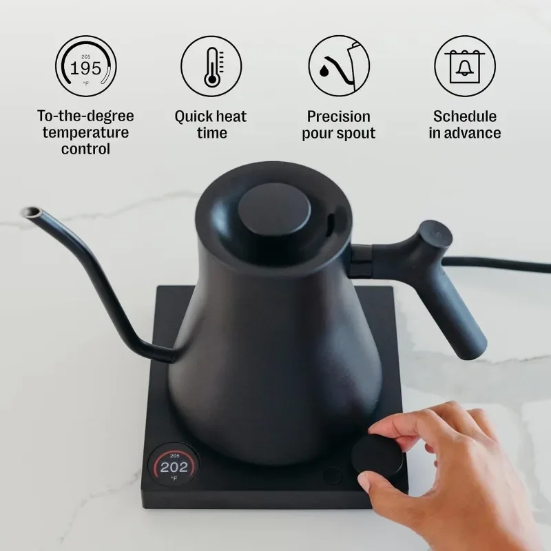 NEW PRODUCT.Stagg EKG Pro Electric Gooseneck Kettle - Pour-Over Coffee And Tea, Quick Heating, Precise Temperature Control