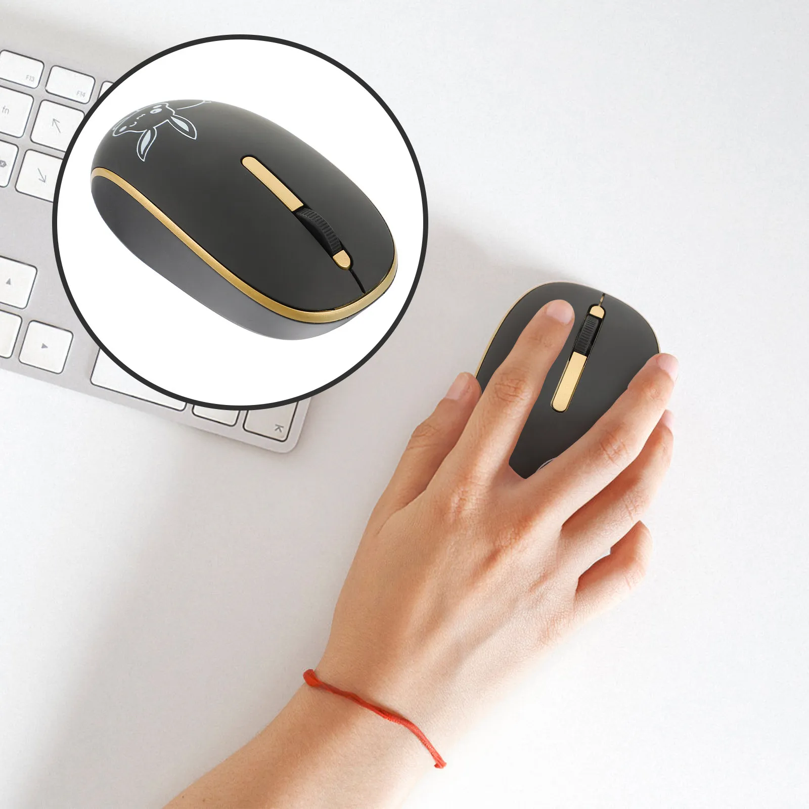 

Mouse Silent Optical Mice For Laptop Computer Work Work Wireless Mouse Gaming 10M Range Receiver Included