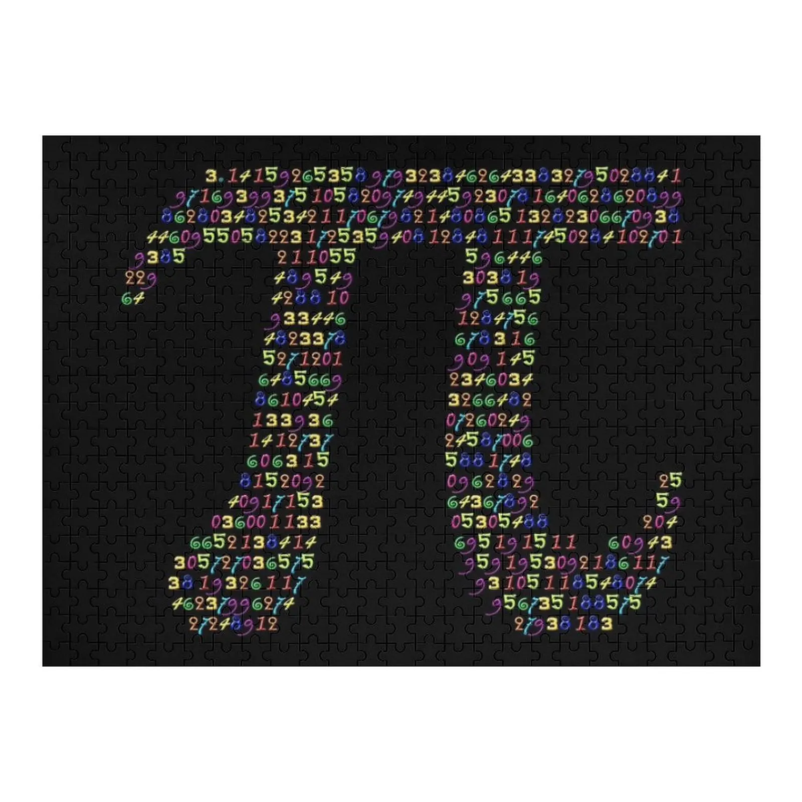 

Цифры Пи, цифры π, красочные математические головоломки с фотографией, персонализированные идеи подарков, головоломки