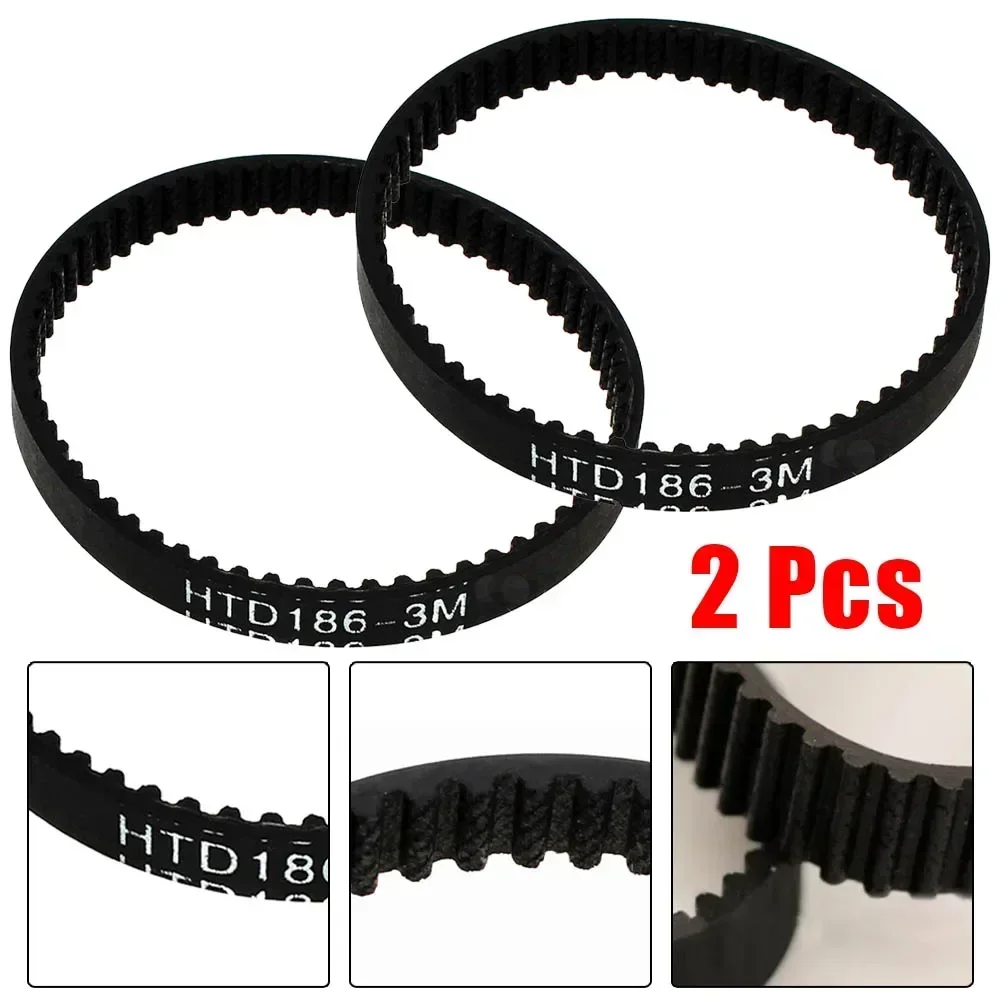 2pcs Belt For Karcher FC3 FC5 Cordless Premium Hard Floor Cleaner Robotic Vacuum Cleaner Toothed Belt Drive HTD186-3M Part