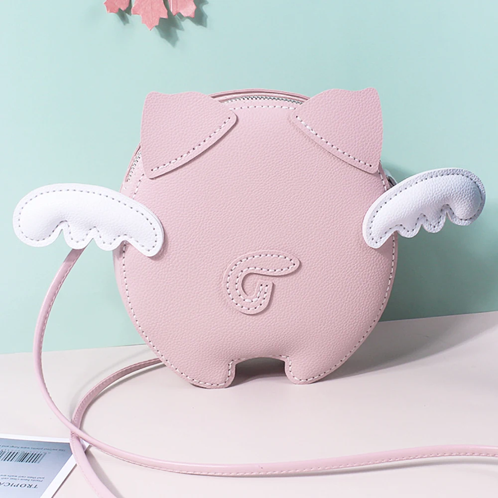 1set Faux Leather Pieces Materials,  DIY Sewing Cute Bag Template, DIY Making Mini Pig Shoulder Bag Leather Design Stencil Molds view 5