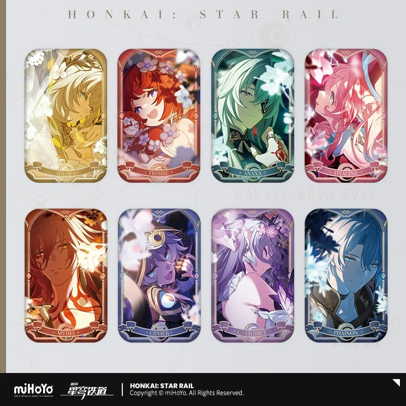 Presale Sunsyea Honkai Star Rail Official Merch miHoYo Original Authentic Amphoreus Series Badge Aglaea Anaxa Castorice Cipher