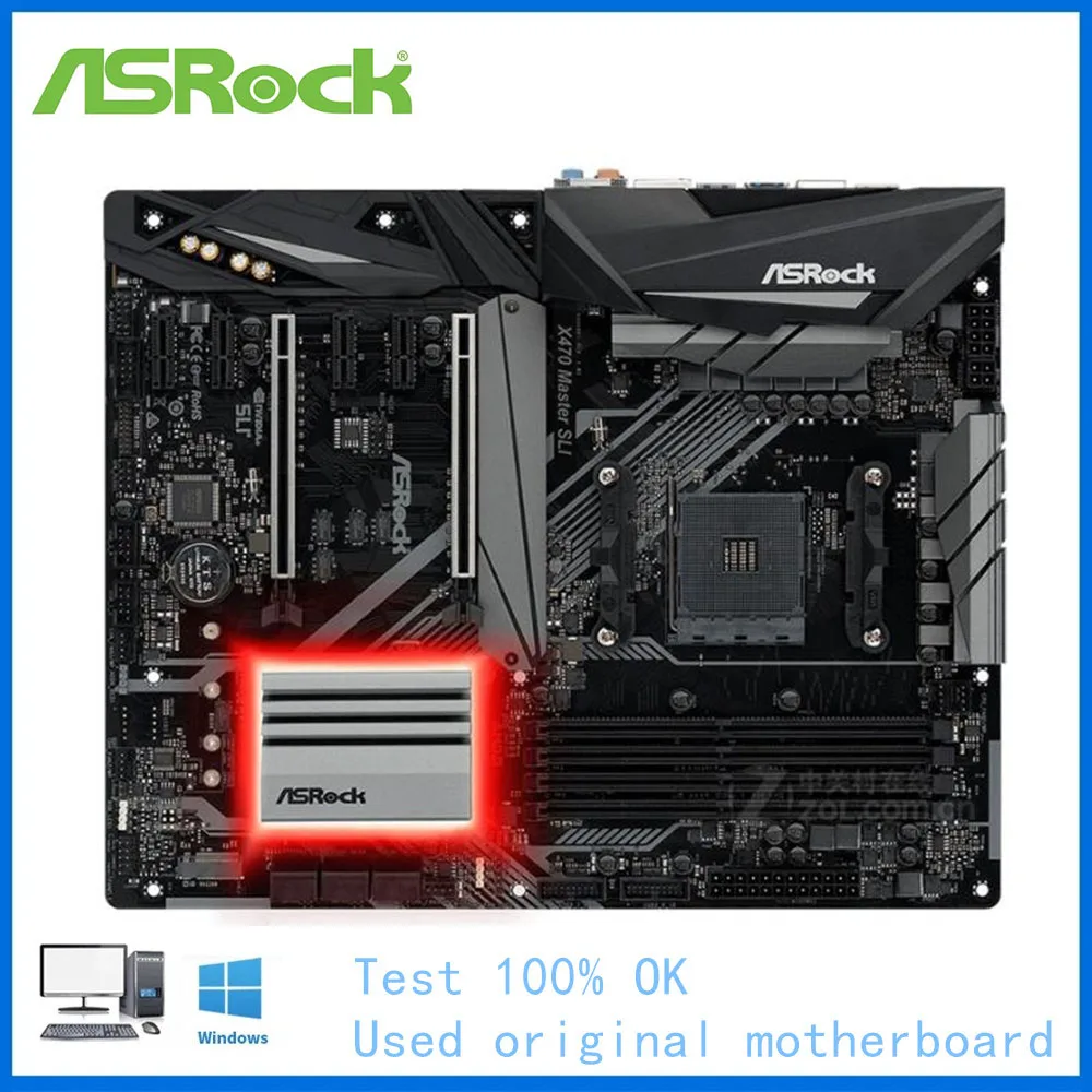 

Материнская плата X470 Master SLI AM4 DDR4