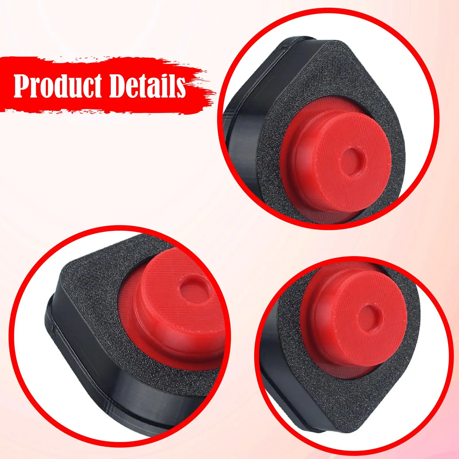 

4 Pieces Anti Vibration Foot Pads 3D Printer Accessories Replacement Maintenance Landing Mats Protecting Shock Absorbing Nonslip