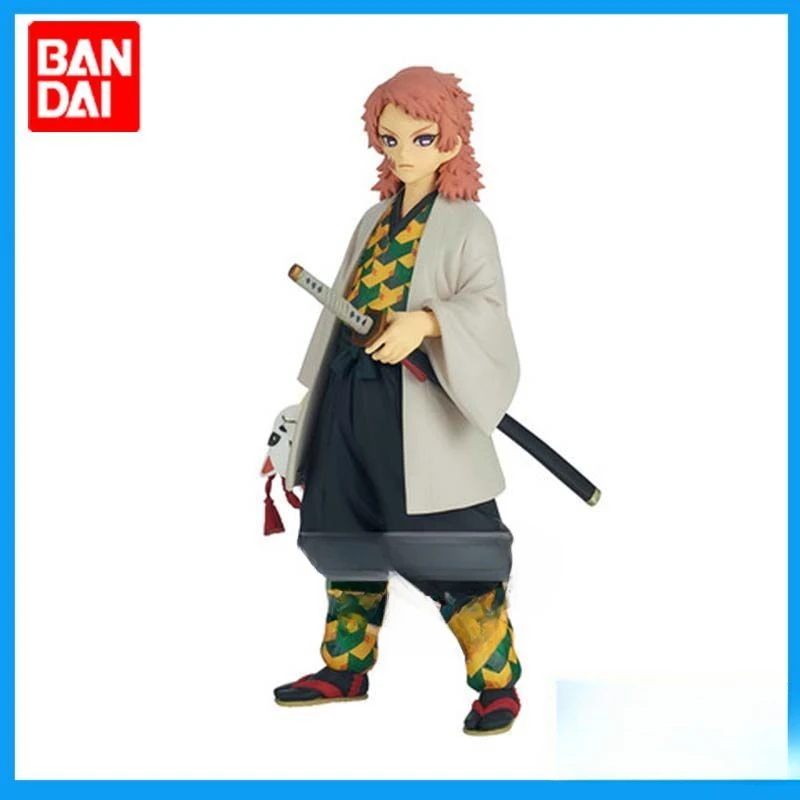 Bandai Demon Slayer Sabito Anime Figure Model 17cm Demon Slayer Anime Model Collectible Toy Desktop Ornament Children Adult Gift