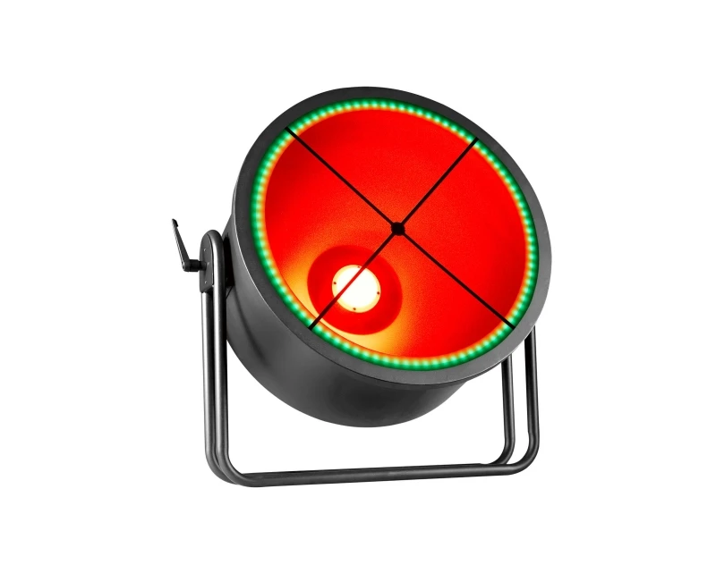 1 piece Waterproof 600w LED Retro Light with LED Ring led retro round flash light for  Outdoor Theater & Festival Events