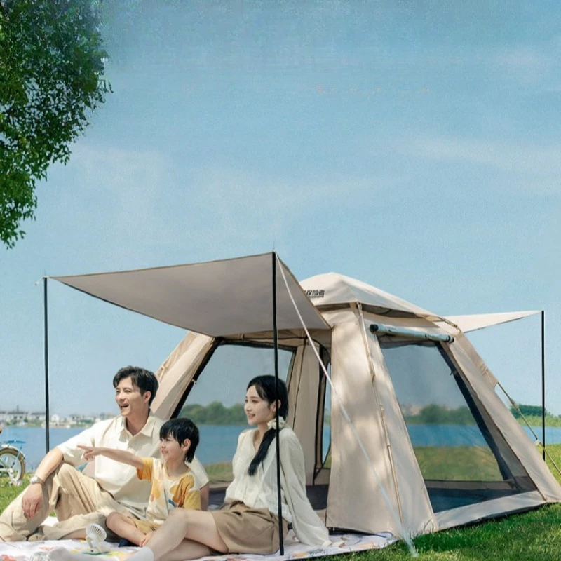Naturehike Camping Tent Shelter Car Travel Backpacking Camping Tent Awnings Automatic Sleep Kids Tente De Camping Outdoor Tools