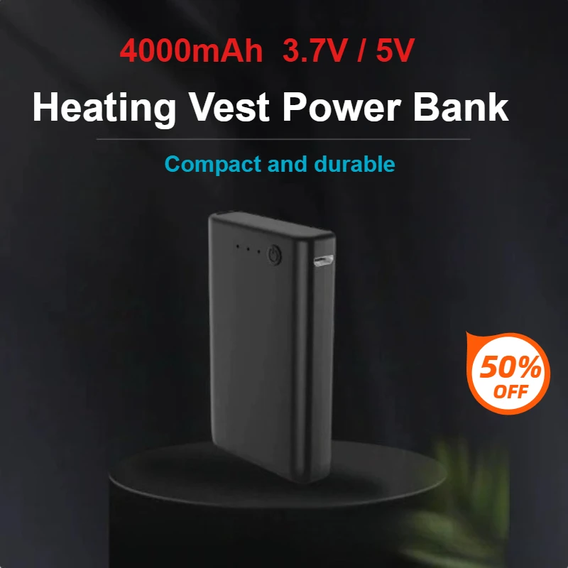 

4000mAh 3.7V/5V Battery For Heating Clothing Power Banks Heating Sock Batteries Mobile Power Supplies Heating Glove Batteries