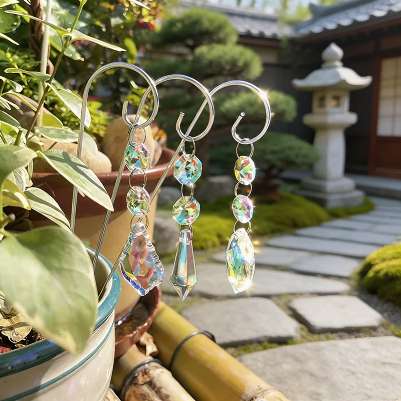 6Pcs Crystal Suncatcher Garden - Crystal Sun Catcher review and price