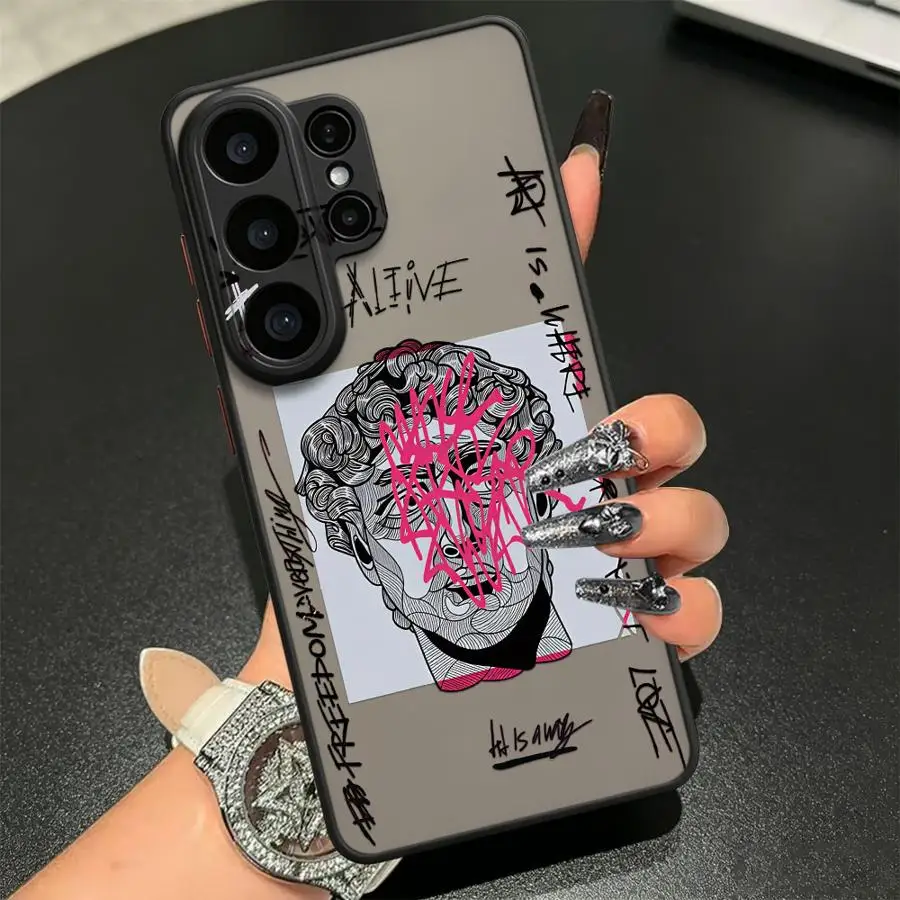 Creative Cartoon Avatar Case for Samsung Galaxy S26 Note 20 Ultra 10+ S20 FE S23 FE S25 Ultra S22 S21 S24 Plus Funda Back Phone