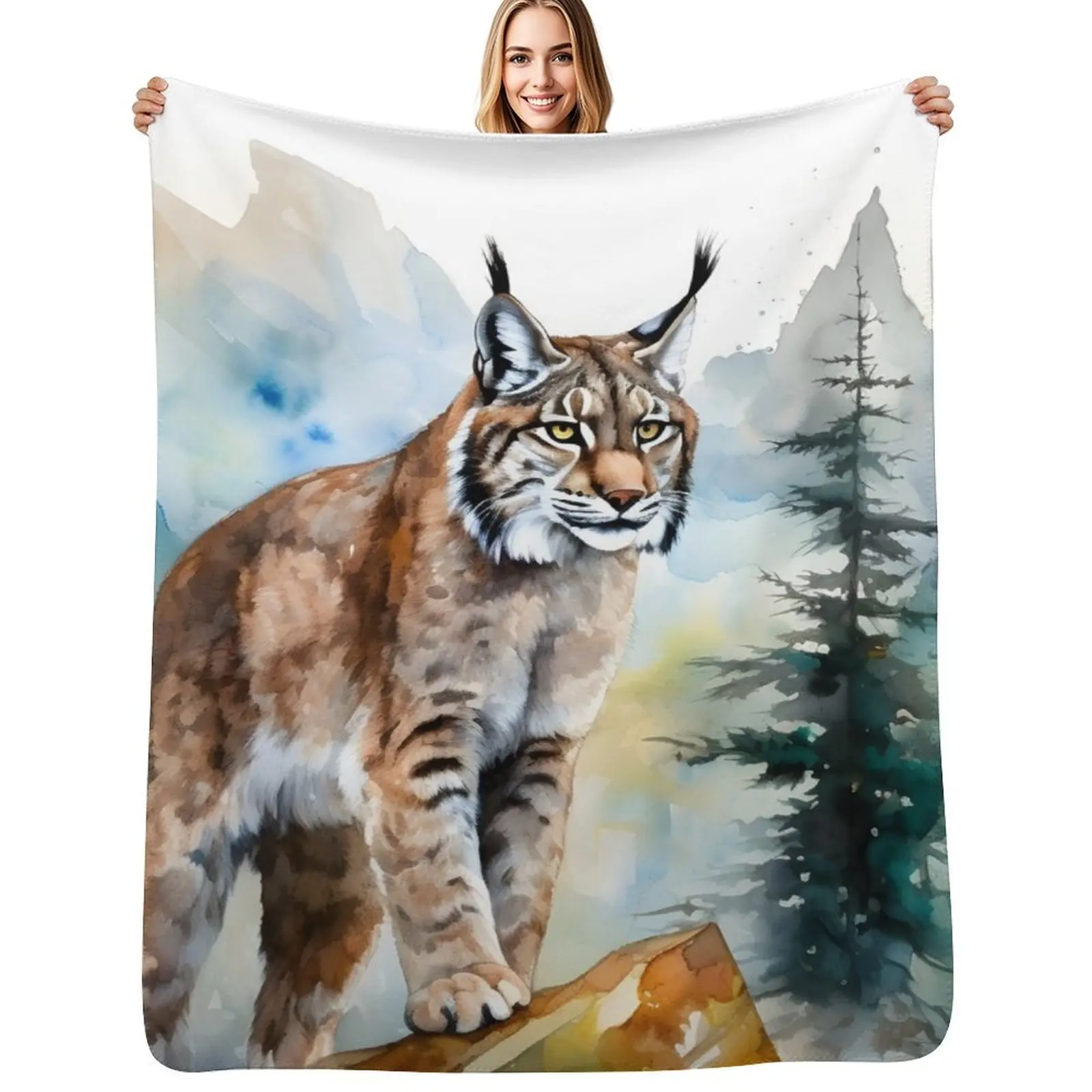 

Lynxart Throw Blanket Warm Throw Blanket Gift for Anniversary