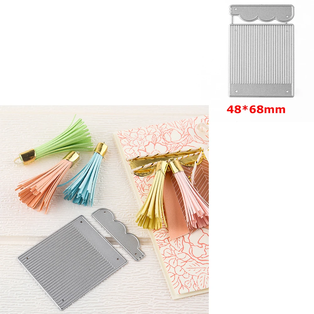 Creative Tassle Decoration Metal Cutting Dies Carbon Steel Mould Knife for DIY Scrapbooking Paper Card School Art Embossing Dies