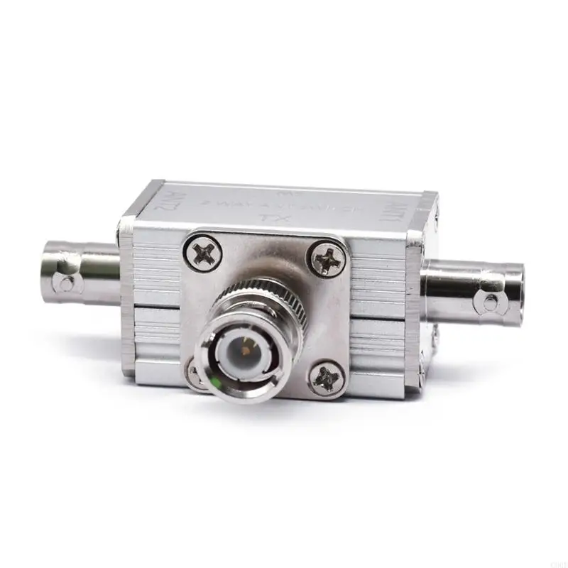 C90Fメタルアンテナスイッチマニュアルコントロール1入力2出力BNCコネクタ100W CBハムラジオグラウンド保護