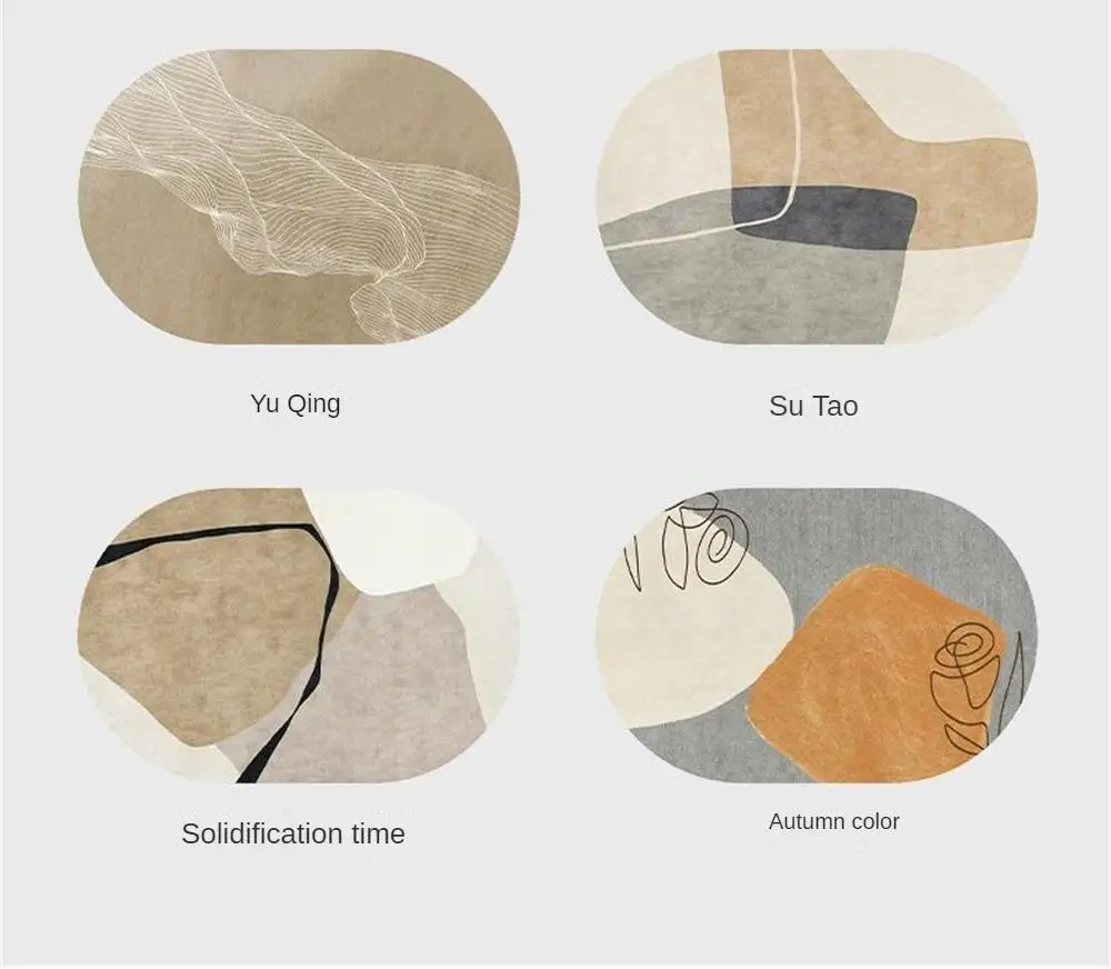 Leather Dining Mat Elliptic Shape Table Mat Waterproof Oil-proof Wash-free Table Pads Breakfast Heat Insulation Mat Kitchen Tool