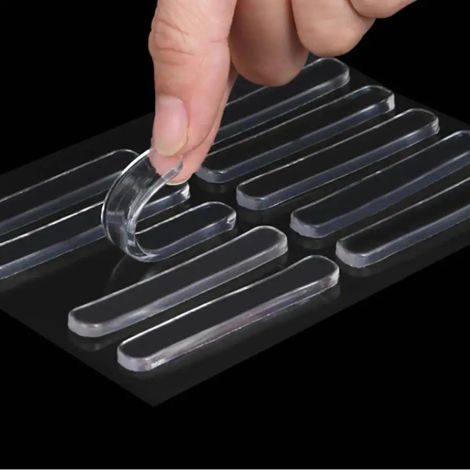Buffer Bumper Mute Protection Pad Door Stopper Toilets Drawer Door Cabinets Anti-collision Silicone Pad Self Adhesive