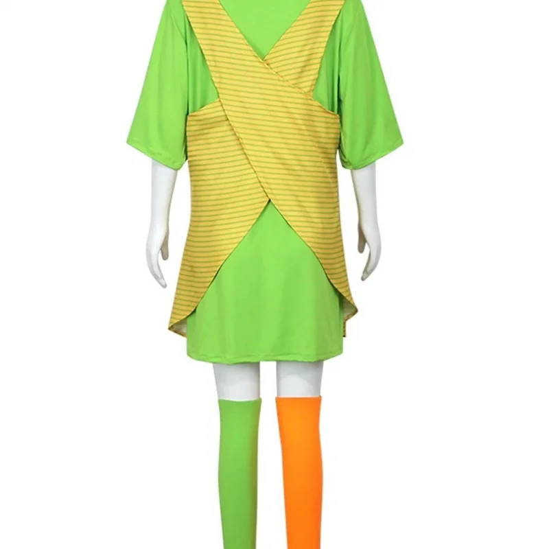 ⭕️⭐️⭕️Anime Cosplay Pippi Costume Women Adult  Long Braid Wig Stockings Apron Mother Daughter Party Fancy Dress Carnival C⭐️⭕️⭐️ - view 4