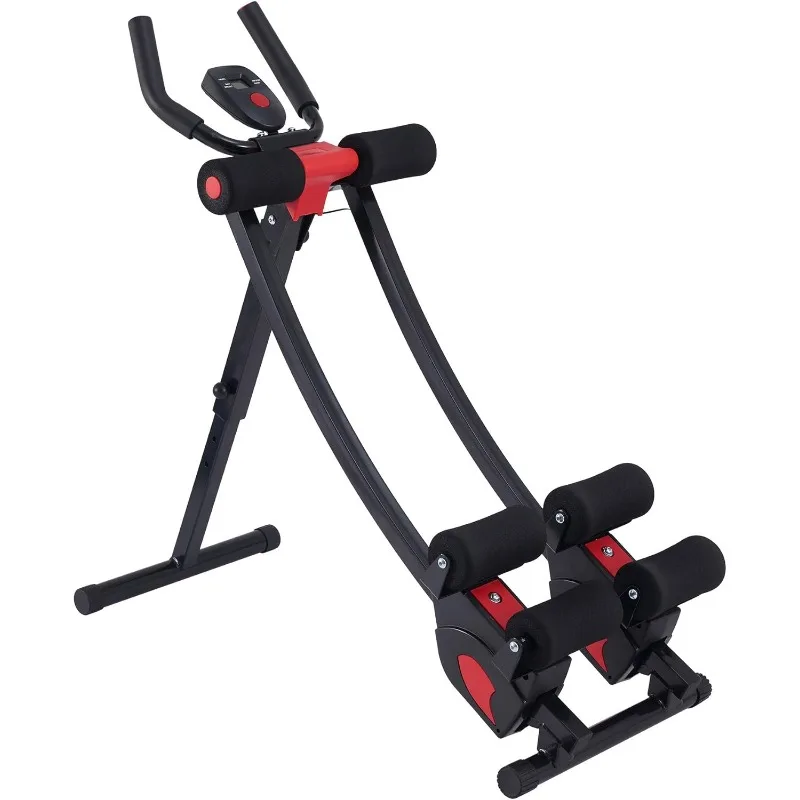 

ZELUS Ab Machine for Home Gym, Core Strength Training Equipment for Home Fitness, Ab Crunch Coaster with 4 Intensities