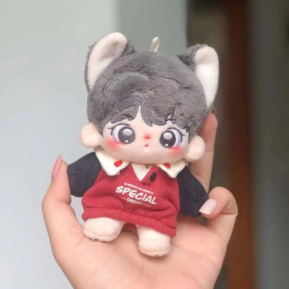 Sweat-shirt à capuche en coton pour poupée, vêtements de poupée idole en peluche, habillage doux de 10CM, vêtements de poupée en coton, maison de jeu