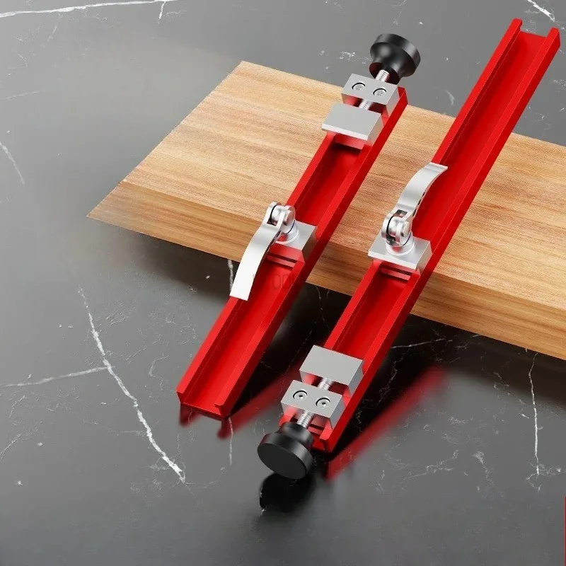 

Adjustable Circular Saw Guide Rail Woodworking Cutting Machine Base Guide Aluminum Alloy Punch Plate Base for Precision Cutting