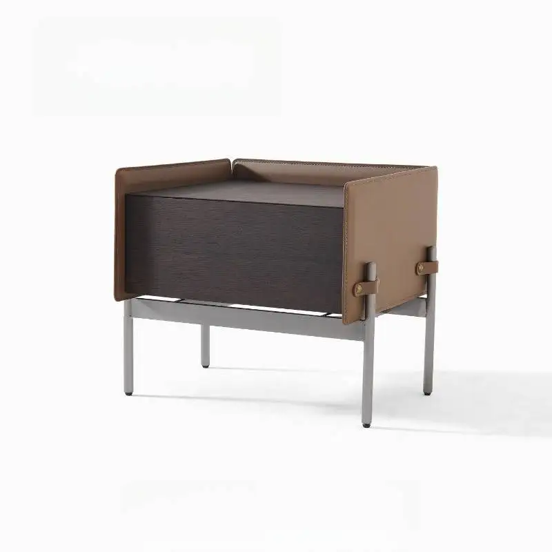 

Brown Storage Black Nightstands Designer European Luxury Cabinets Nightstands Bedroom Adult Mesita Noche Furniture For Home