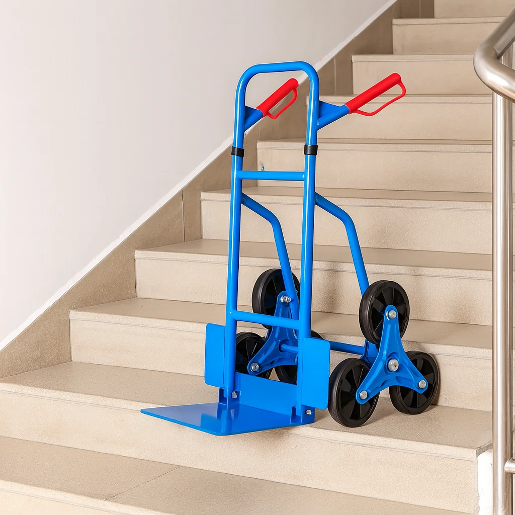 

6-Wheel Stair Climbing Hand Cart Heavy Duty Luggage and Cargo Trolley