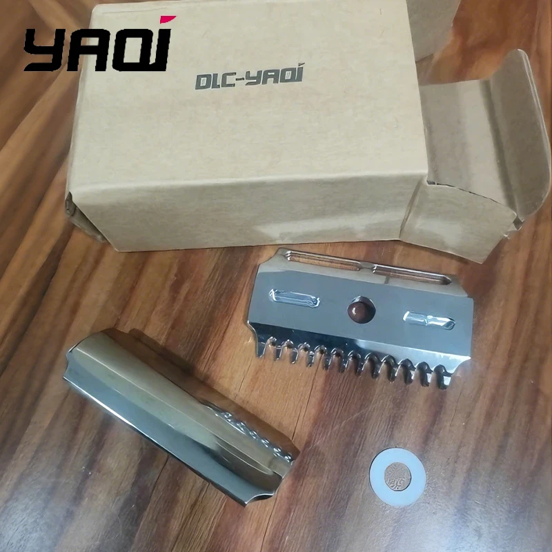 2026 Hot Sale Yaqi Vostok 90DC 316 Stainless Steel Polished Dual Comb Safety Razor Head with 0.9mm Blade Gap